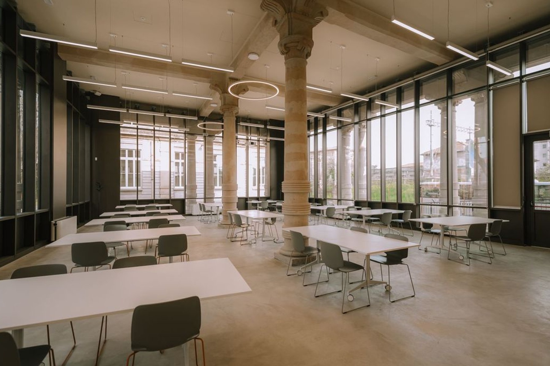 La sala studio della Biblioteca Tiraboschi
