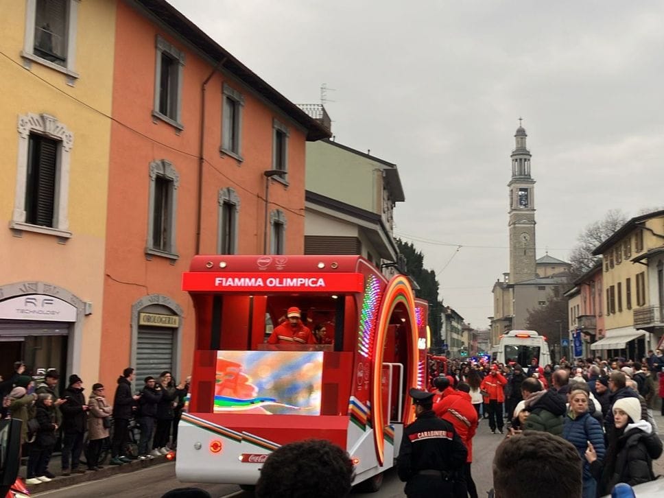 La carovana olimpica a Seriate