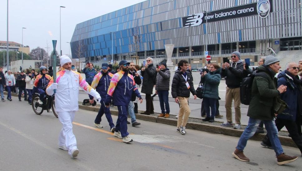 L’arrivo a Bergamo. Le foto sono di Yuri Colleoni e Maraviglia
