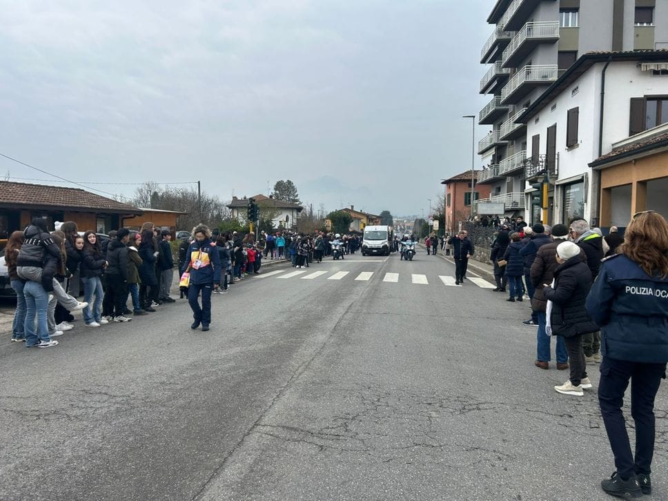 L’arrivo nei pressi del Bar Capolinea tra Sorisole e Ponteranica