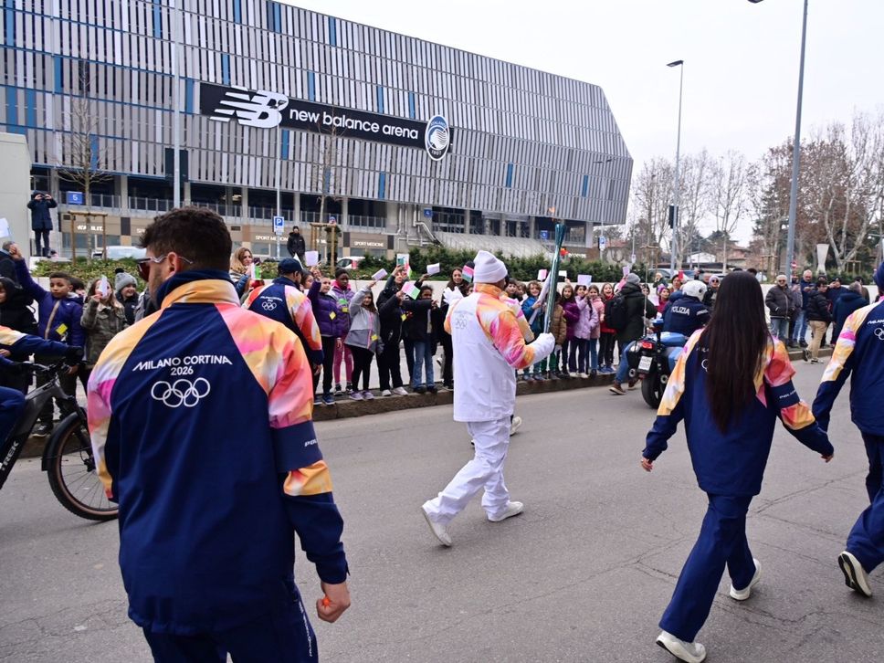 L’arrivo allo stadio