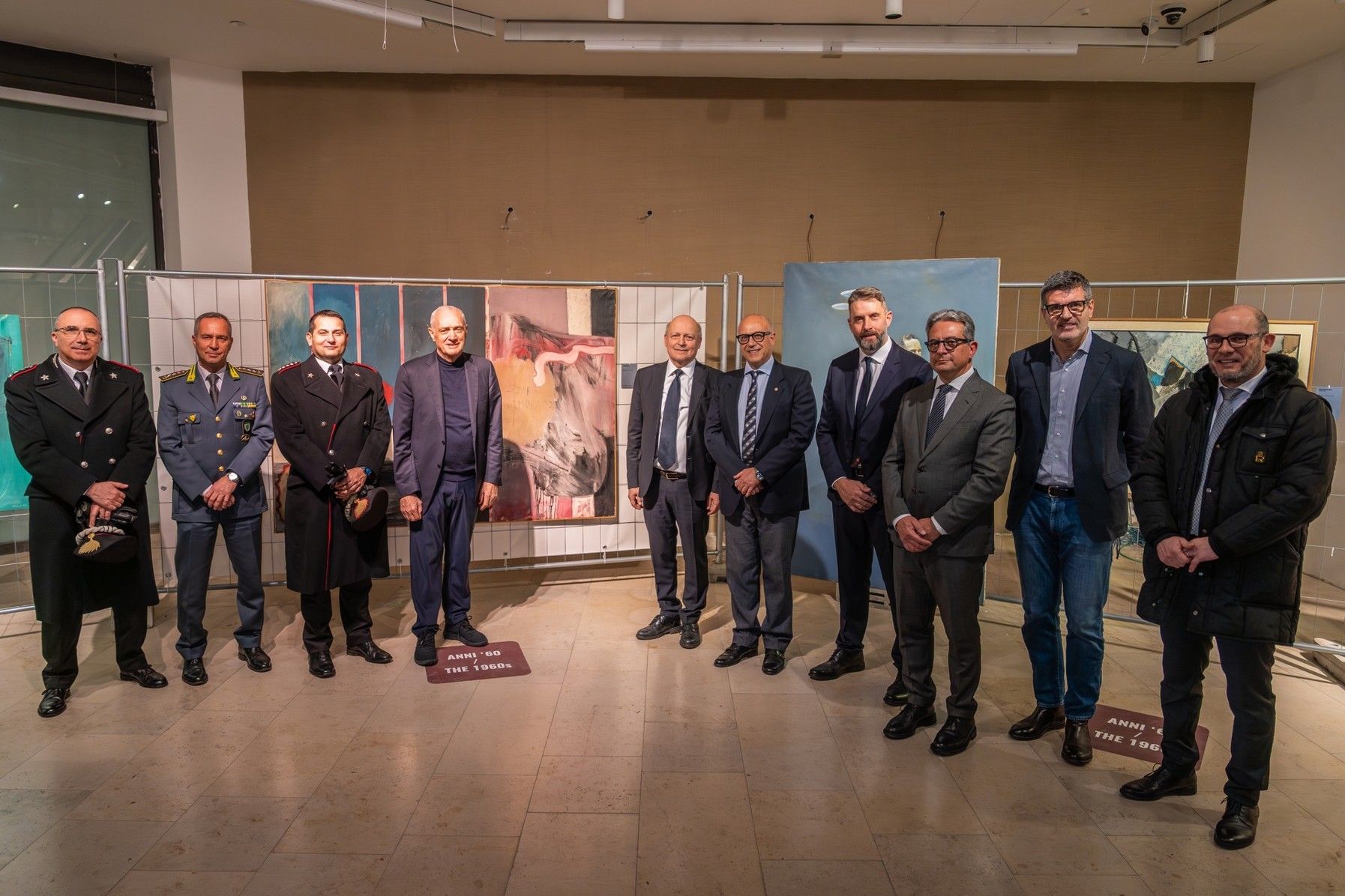 Le istituzioni presenti all’inaugurazione