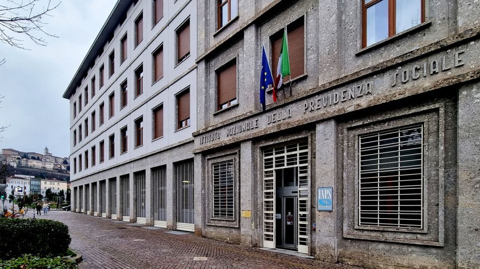 La sede provinciale dell’Inps, in viale Vittorio Emanuele