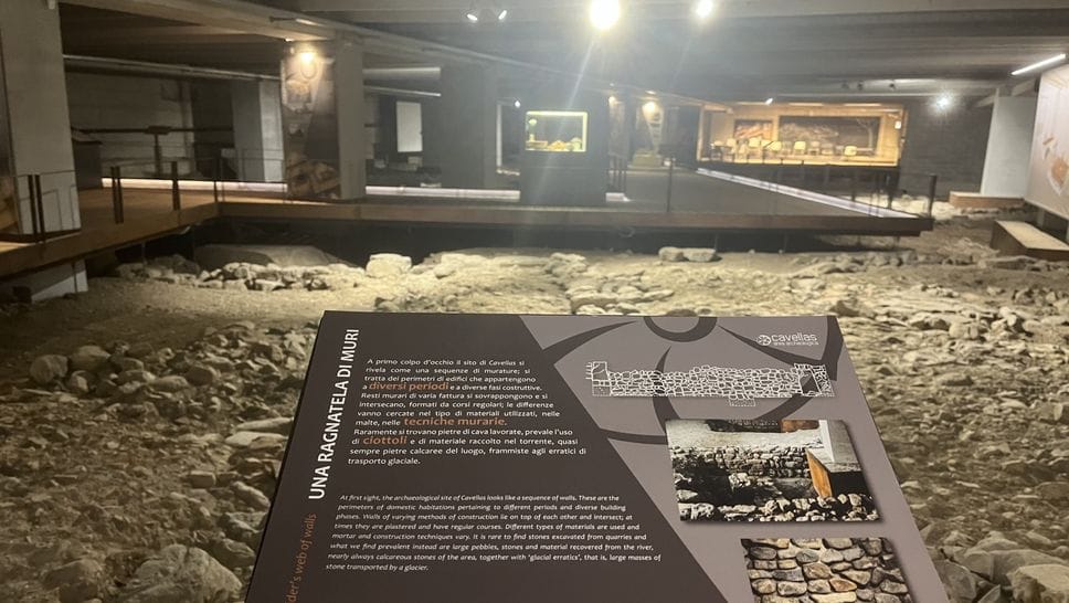 Una parte del Museo Cavellas a Casazza