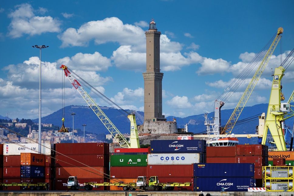 Container al Porto di Genova