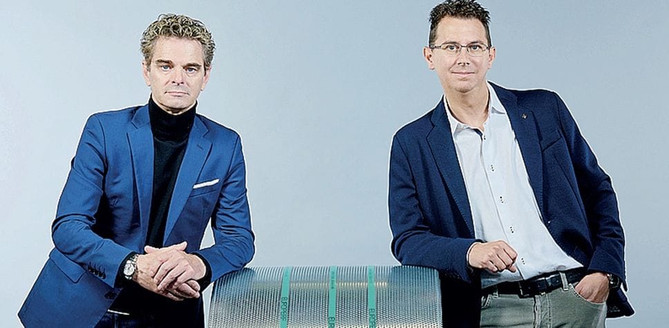 Da sinistra: Mauro e Federico Vezzoli, titolari di Europerf