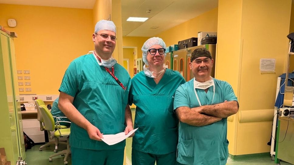 Da sinistra a destra Giovanni Cesana, Michel Gagner e Stefano Olmi