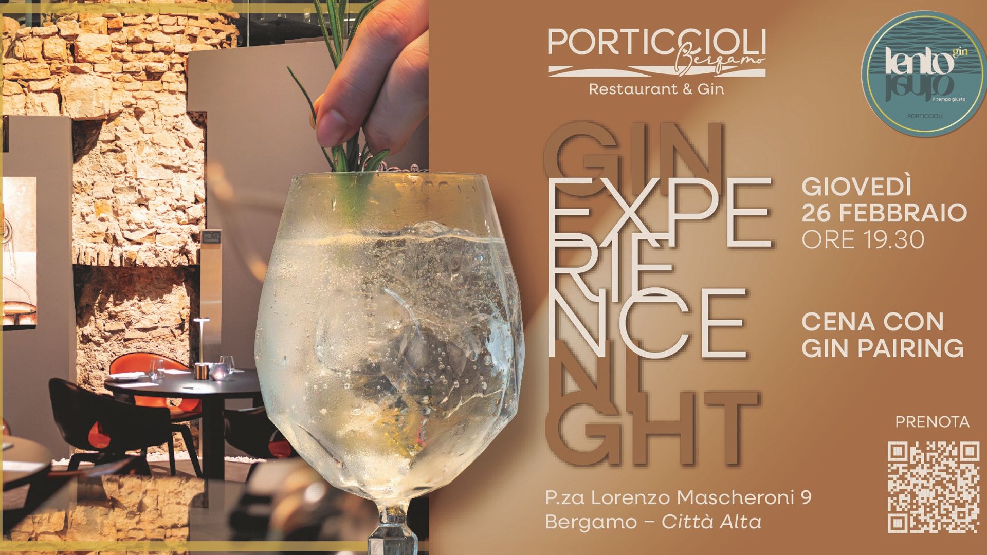 Da «Porticcioli» arriva la Gin Experience Night