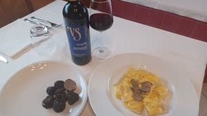 Agnolotti al tartufo, specialità della casa