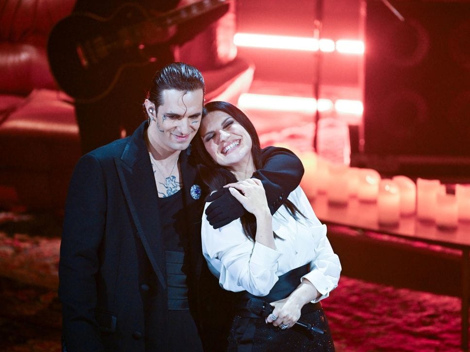 Laura Pausini e Achille Lauro hanno duettato al Festival ricevendo un grande applauso