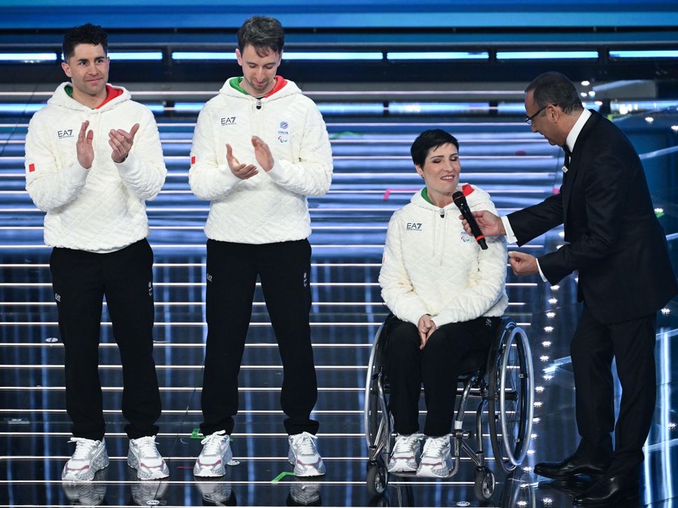 Giacomo Bertagnolli, Andrea Ravelli and Giuliana Turra, atleti paralimpici pronti a partecipare alla imminente competizione