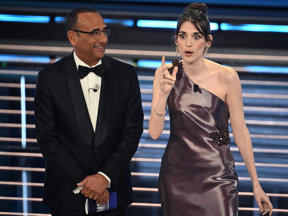 Pilar Fogliati in una delle sue imitazioni