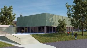 Il render della nuova palestra alla «San Giuseppe»