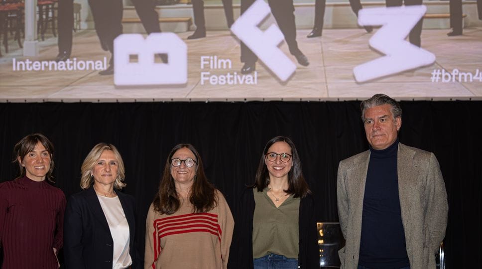 Da sinistra, Mara D’Arcangelo, Simona Bonaldi, Fiammetta Girola, Annamaria Materazzini e Sergio Gandi