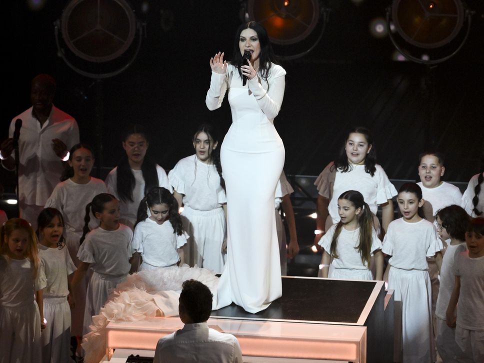 Uno dei momenti più toccanti della terza serata