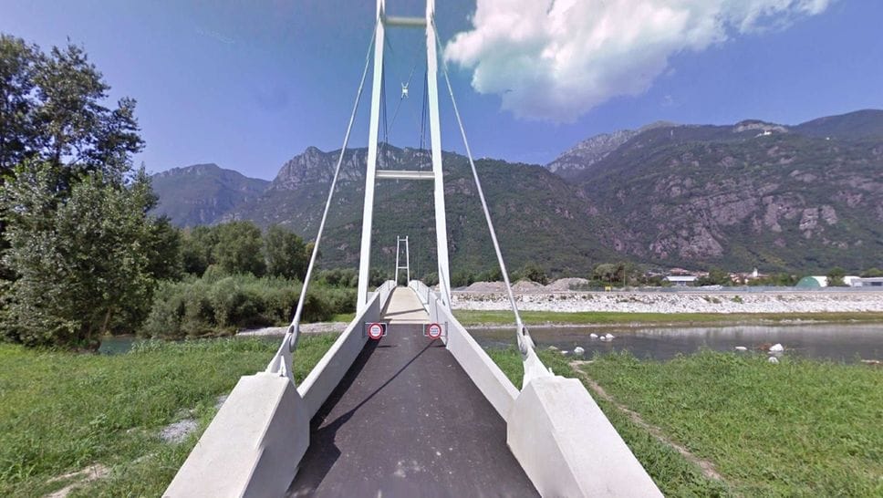 Un tratto della ciclovia Monaco Milano