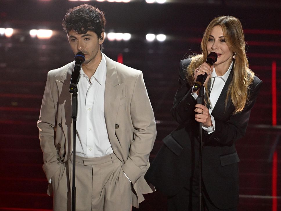 Francesca Fagnani con Fulminacci.