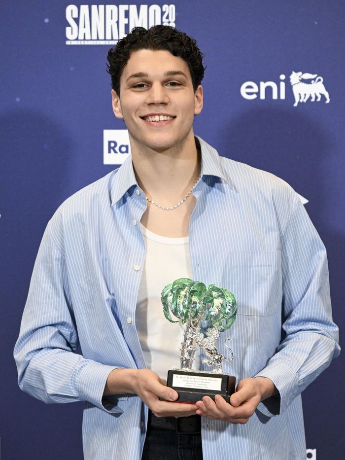 Il vincitore di Sanremo giovani, Niccolo’ Filippucci