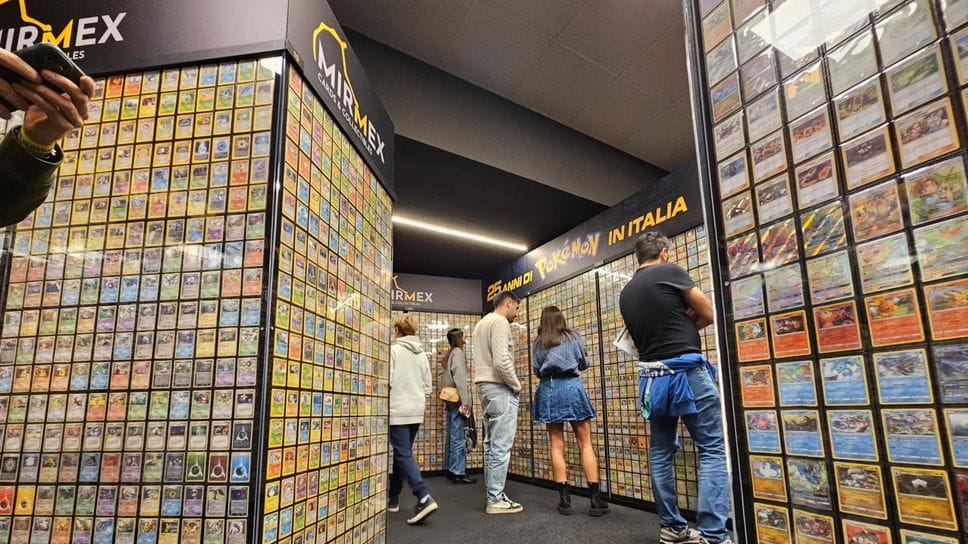Un momento della mostra Pokémon realizzata a ottobre da Mirmex