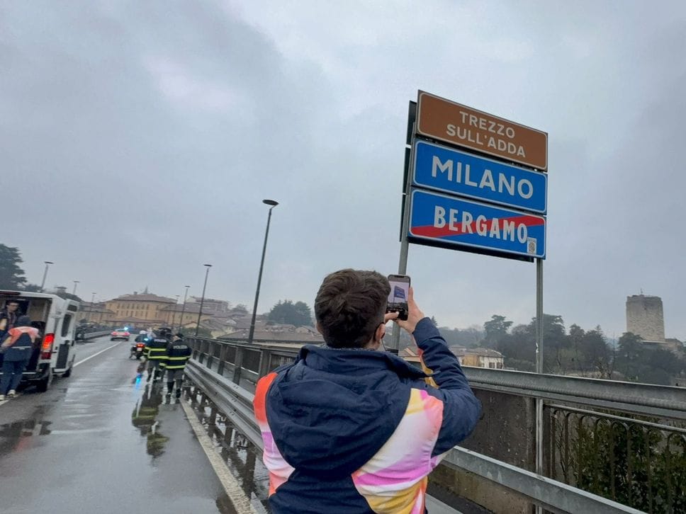 Finisce la tappa bergamasca qui