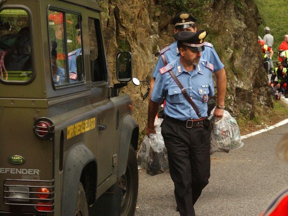 Le ricerche in alcune foto d’archivio del 2005