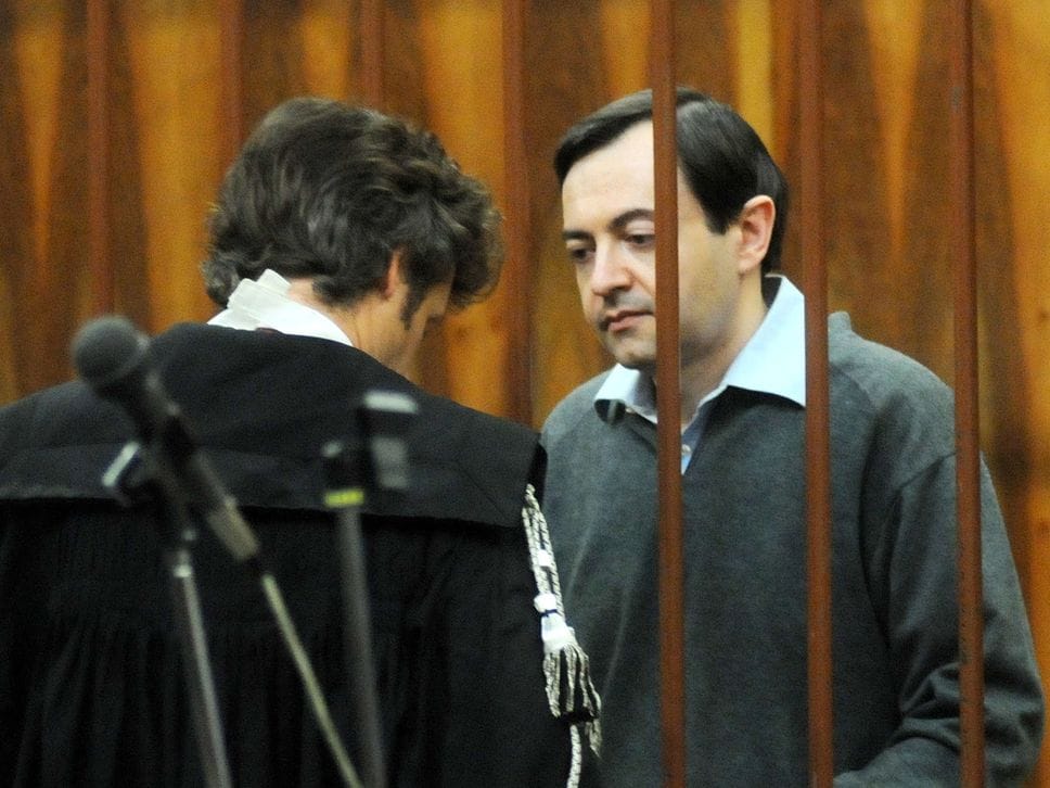 Guglielmo Gatti durante il processo