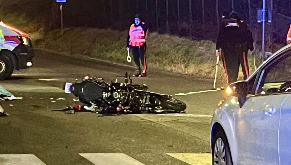 L’incidente in moto a Ponteranica in cui ha perso la vita il 53enne Davide Brugnetti