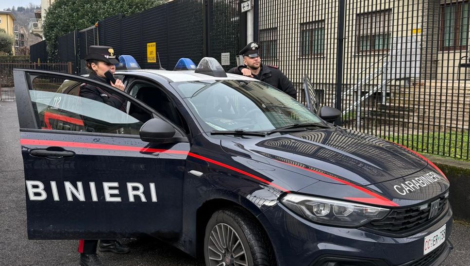 I Carabinieri della stazione di Albino