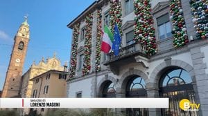 Osio Sotto. Lavori di costruzione del nuovo asilo nido.