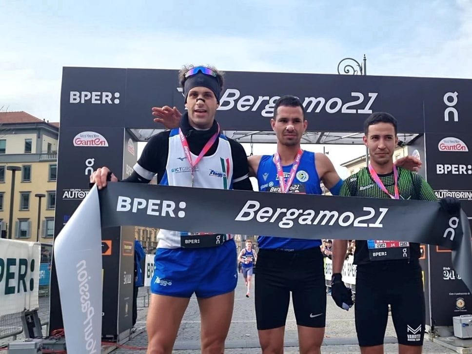 Mezza, il podio maschile