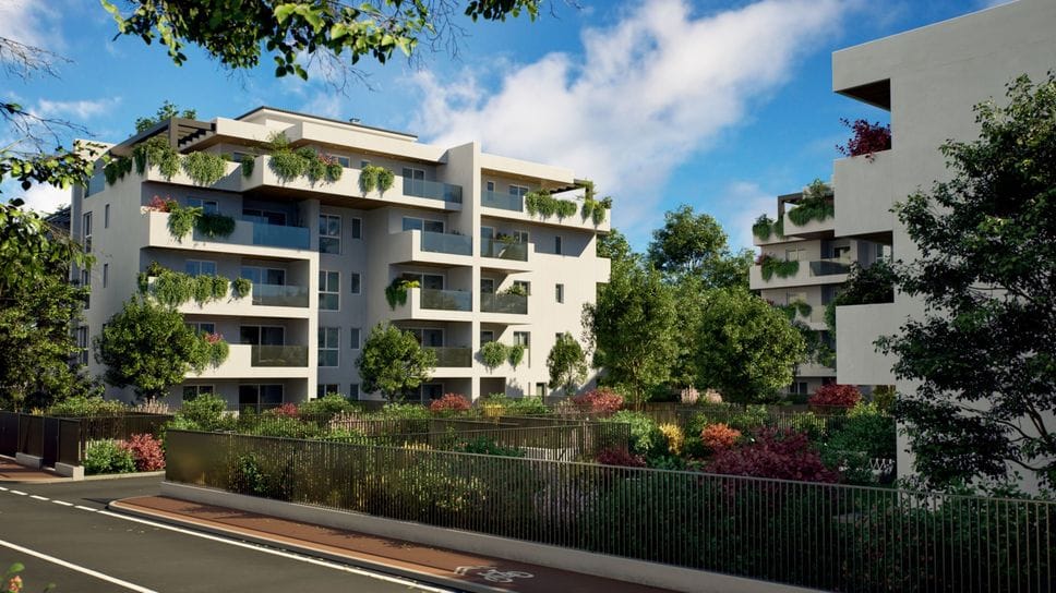 Un rendering del nuovo complesso che sorgerà al posto dell’ex Gleno al confine con Gorle