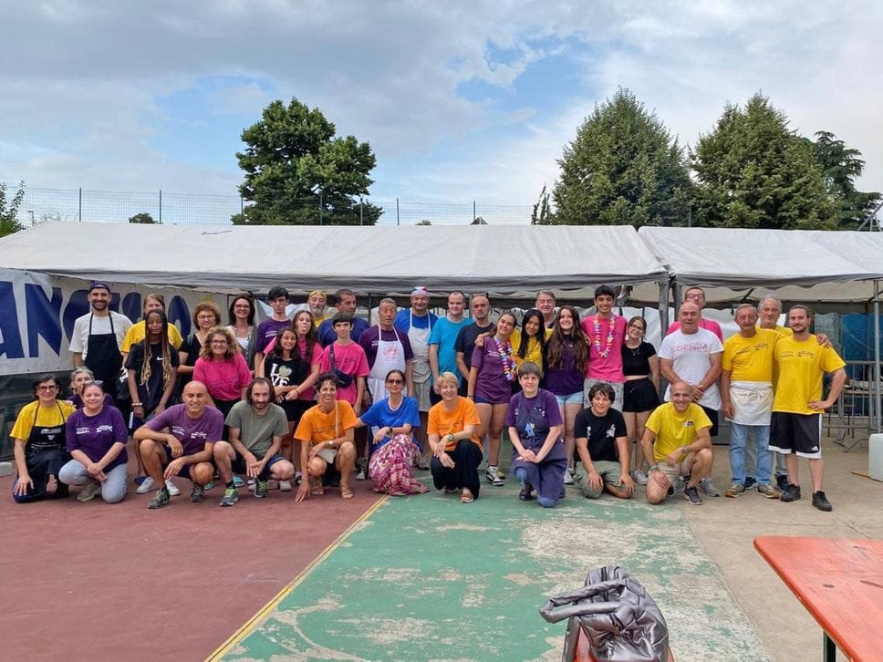 I volontari dell’oratorio San Francesco