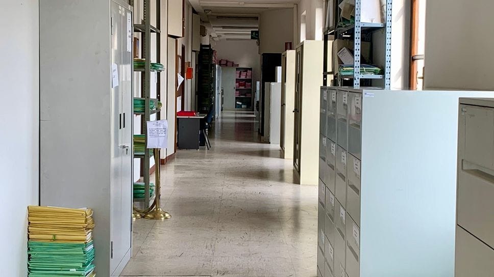 Gli uffici del Giudice di pace in via Sant’Alessandro