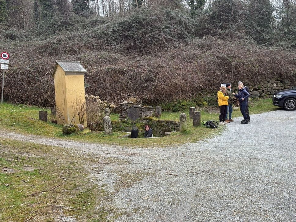 Il luogo sopra Pontida dove è avvenuta la tragedia in cui è morto un ciclista di 64 anni di Rivolta D’Adda che si è scontrato contro un capriolo