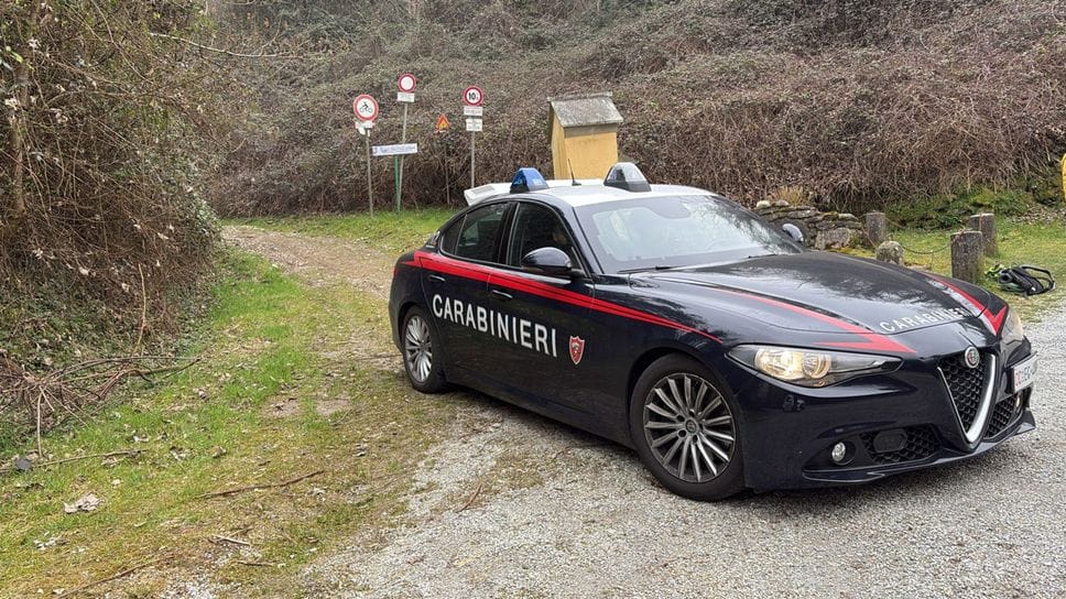 Il luogo sopra Pontida dove è avvenuta la tragedia in cui è morto un ciclista di 64 anni di Rivolta D’Adda che si è scontrato contro un capriolo