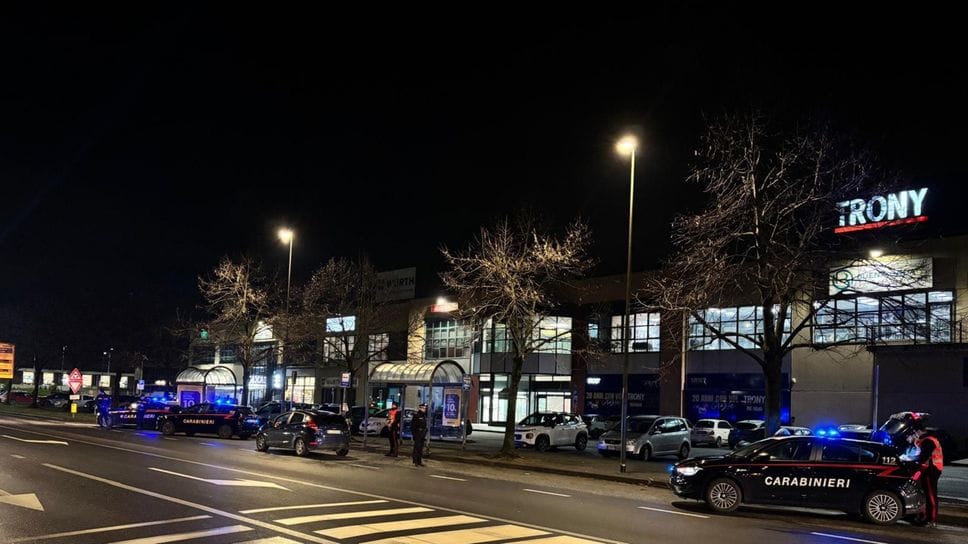 Posto di blocco dei carabinieri