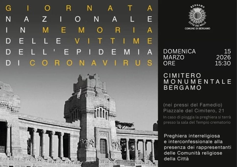 La locandina della preghiera interreligiosa