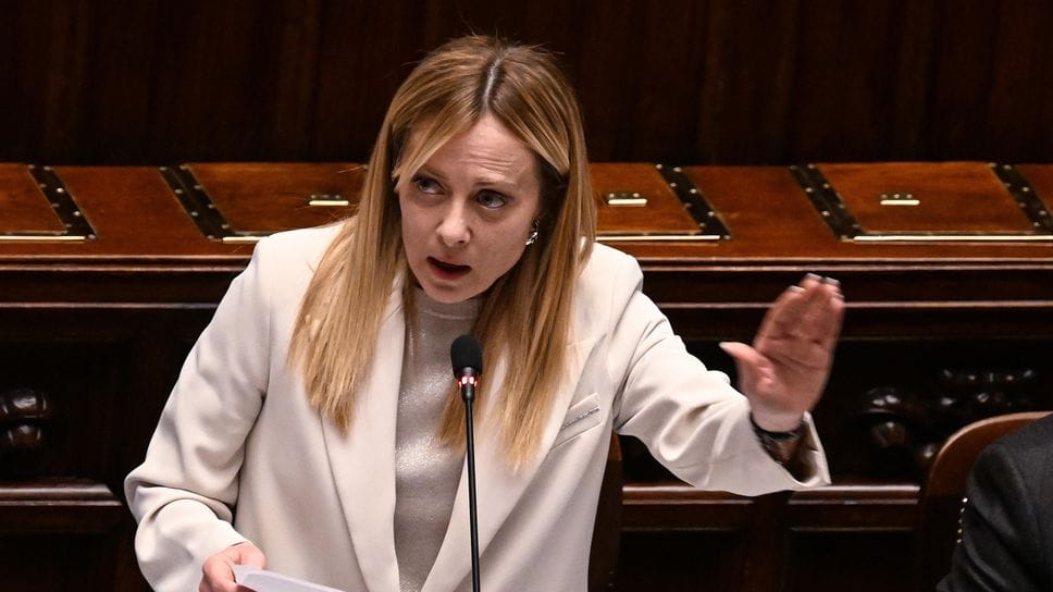 La premier italiana Giorgia Meloni