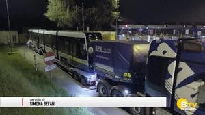 Tramvia T2. E' arrivato a Ranica il primo dei 10 nuovi tram della flotta