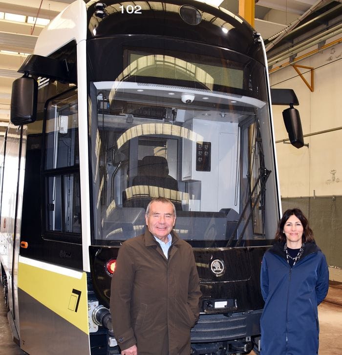 L’ad Gianni Scarfone e il direttore d’esercizio Marina Colombi