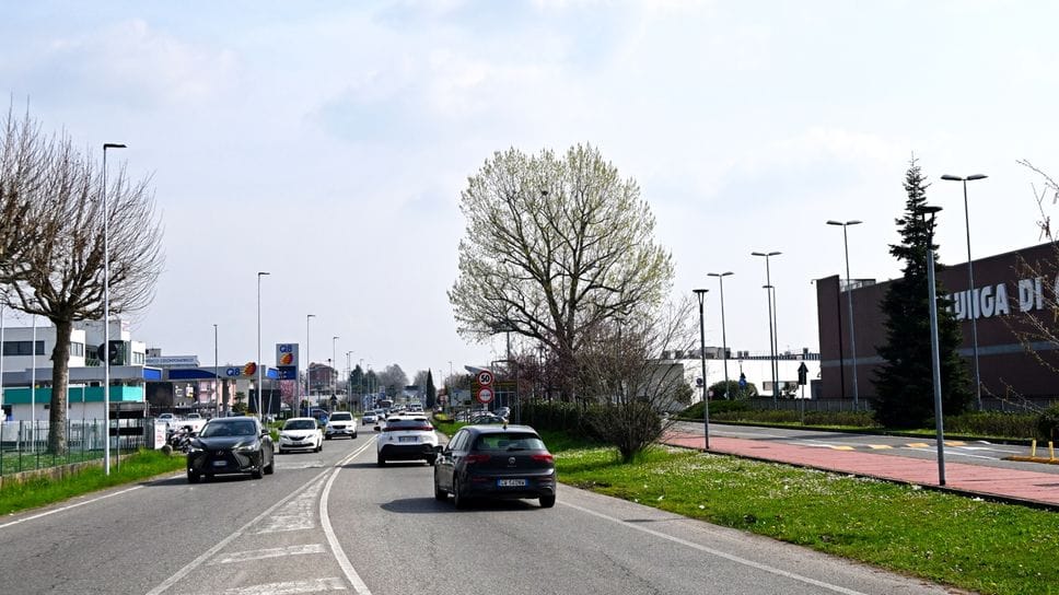 Un tratto di Briantea tra Bergamo e Curno