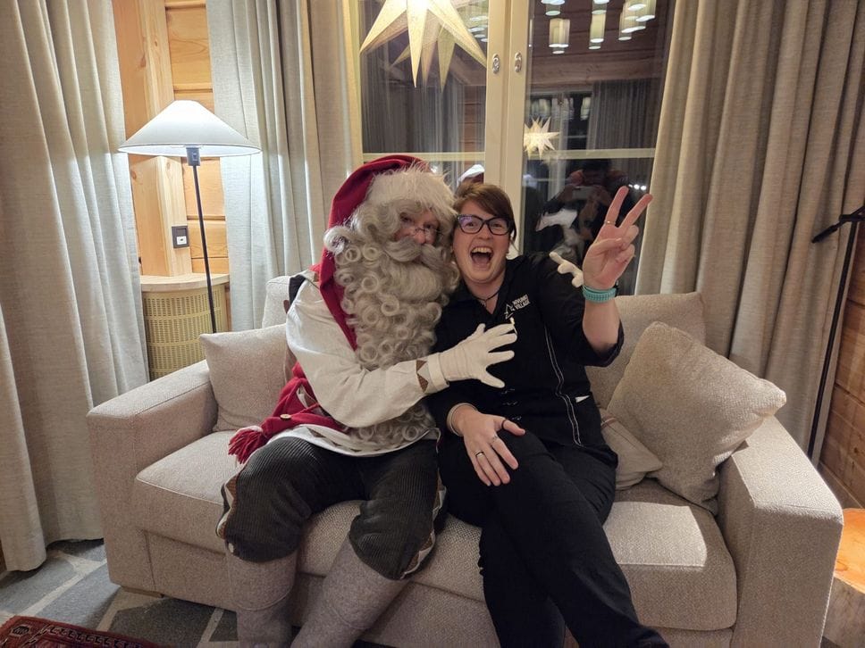 Con Babbo Natale che proprio in Lapponia ha la sua dimora.