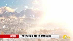 Le previsioni meteo per la settimana