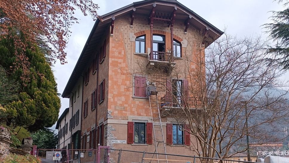 I lavori nell’ex Villa Giuseppina di San Pellegrino: sarà sede delle terme sanitarie