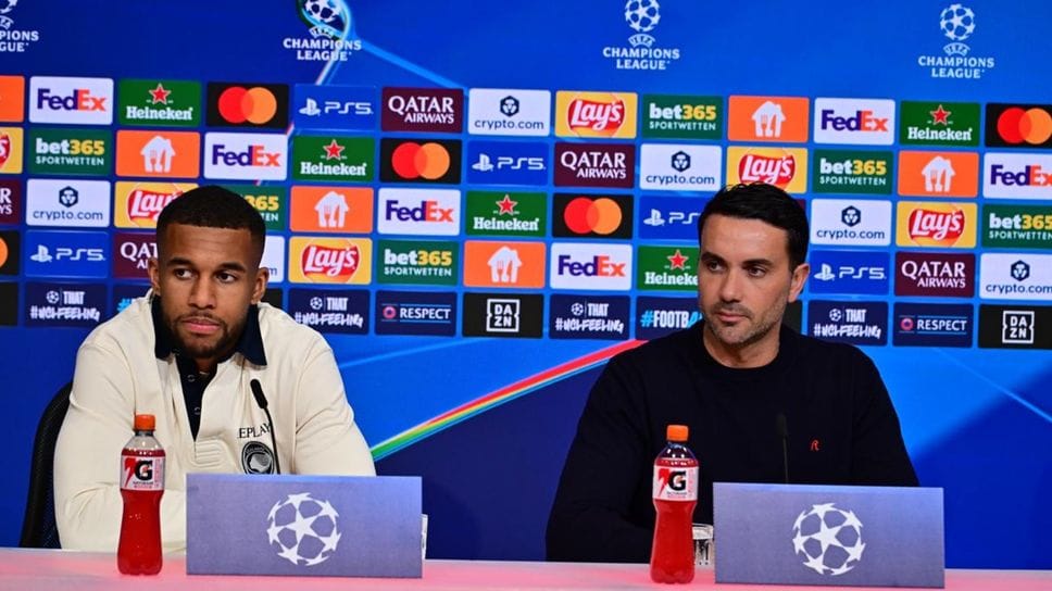 Palladino e Hien in conferenza stampa