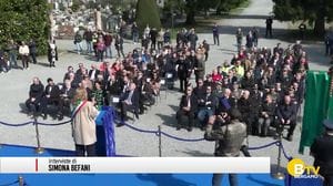 Bergamo ha reso omaggio alle vittime del covid, cerimonie al cimitero monumentale e al Bosco della memoria