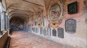 l cimitero della Gamba a Romano di Lombardia