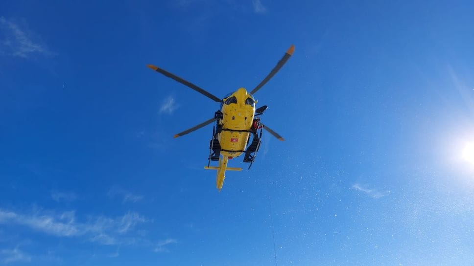In zona Ronchi a San Giovanni Bianco è intervenuto l’elisoccorso.