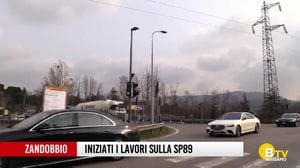 Zandobbio, iniziati i lavori per la rotatoria sulla SP98