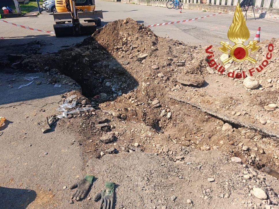 Fuga di gas durante lavori: evacuato asilo nido a Romano